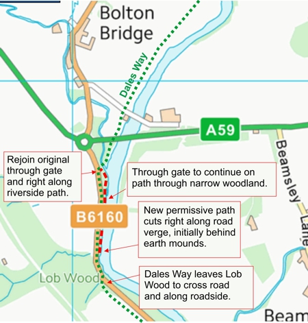 Burton House route map